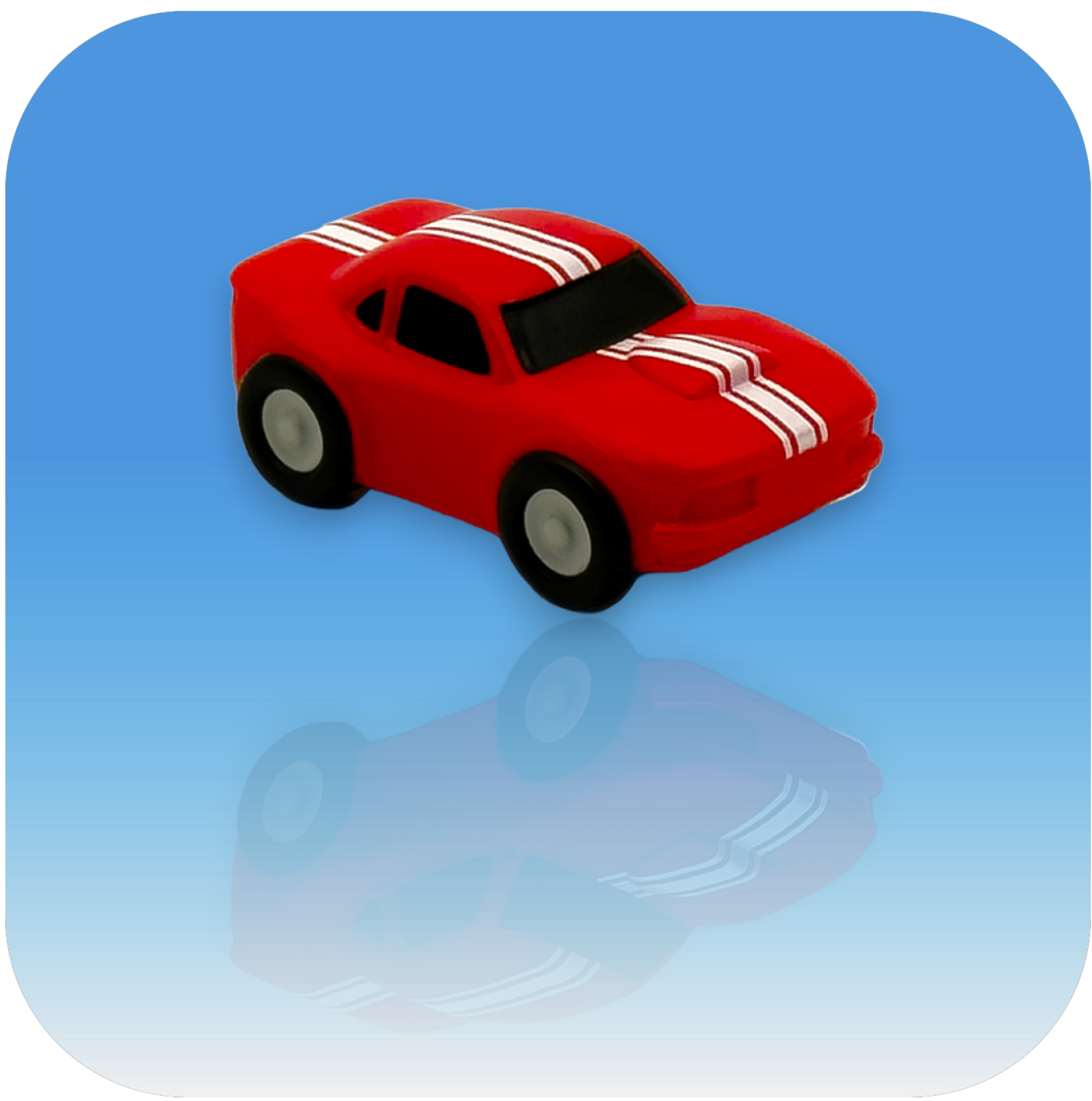 MedBuddy® Rally Rex red race car toy figurine pediatric syringe attachment to reduce needle anxiety in children