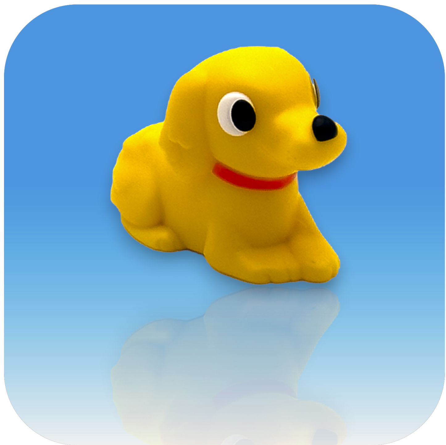 MedBuddy® Poppy gold dog puppy toy figurine pediatric syringe attachment to turn doctor visits into positive experiences for kids